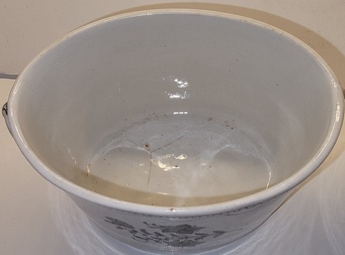 Chinese Export Newhall Porcelain Grisaille Sugar & Bowl 2.5" x 4.75" - Picture 8 of 8