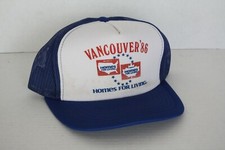 Vintage Expo 86 Vancouver HOMES FOR LIVING Snapback Hat Cap Sponsor 1986 Trucker