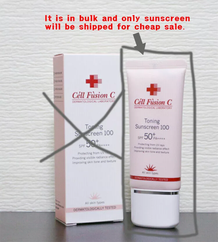 Toning 2024 sunscreen 100