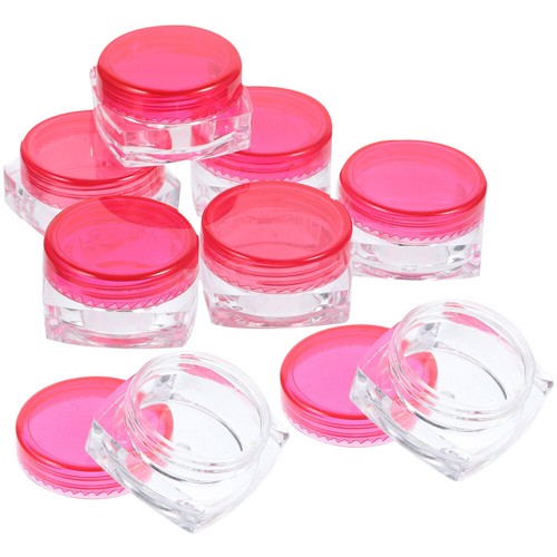 24 Pcs Square Bottom Cream Box Makeup Travel Containers Small Jars Miss - Picture 9 of 12