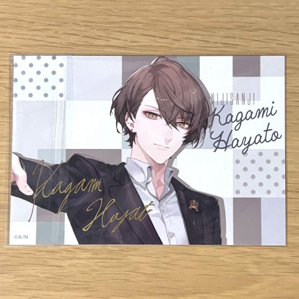 Nijisanji Hayato Kagami Bromide Collection Foil Stamping Animate