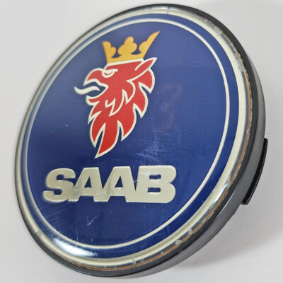 ONE SINGLE Saab 9-3 / 9-5 / 9-7x 62.5mm Aluminum Wheel Center Cap