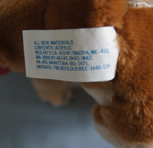 Berri Bear plush stuffed animal hand puppet Cris Kringle Creations 1983 NWT - Picture 7 of 8
