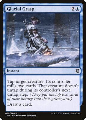 Magic the Gathering (mtg): ZNR: Glacial Grasp (x 4)