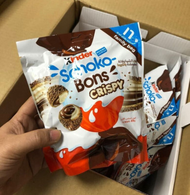 Kinder Schokobons Crispy X44 Bags Kids Children's Chocolate