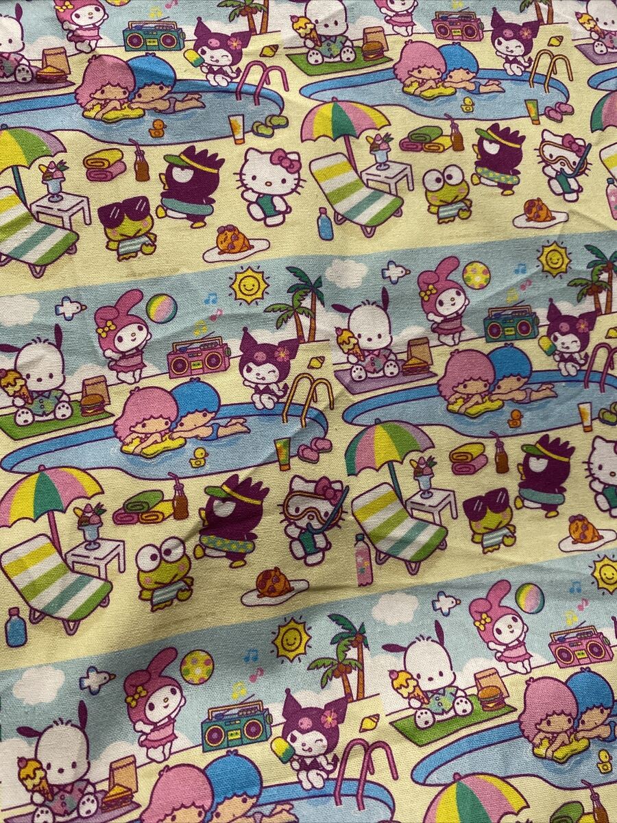 Hello Kitty Friends Pack Cotton Fabric