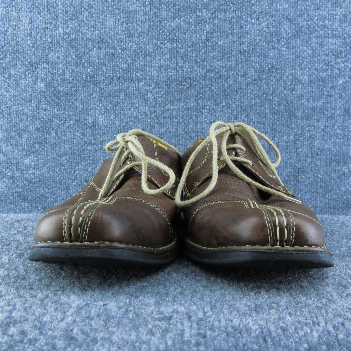 Sandro Moscolini Shoes Mens 11 D Brown Leather Lace Up Derby Oxfords SANDRO MOSCOLONI MENDED BROWN LACE UP SIZE 11 1/2 D main image 3