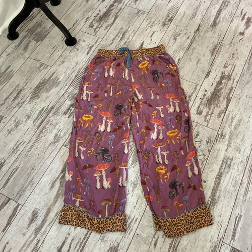 anthropologie mushroom Pajama Pants Size L - Picture 8 of 8