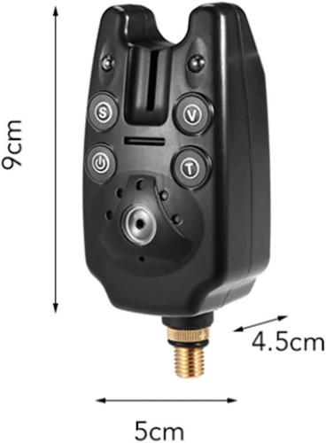 Fishing Bite Indicators Kits, 3 Wireless Fishing LED Alarm Alert & 3 Extending - Picture 4 of 7