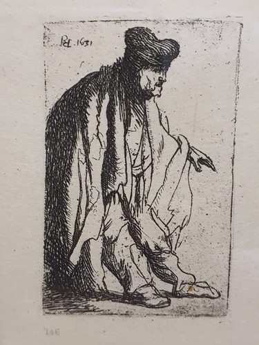 Rare Find, Rembrandt A Beggar Portrait Antique Heliography Etching XIXth C - Picture 4 of 6