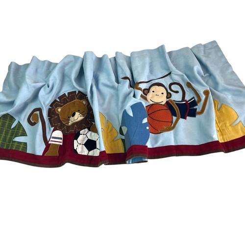 Lambs & Ivy Window Valance Nursery Kids Room Safari Sports Lion Monkey Jungle