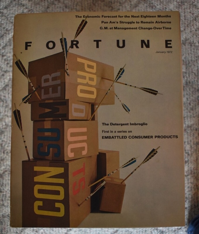 Fortune Magazine January 1972 The Detergent Imbroglio Pan Am's Struggle  
