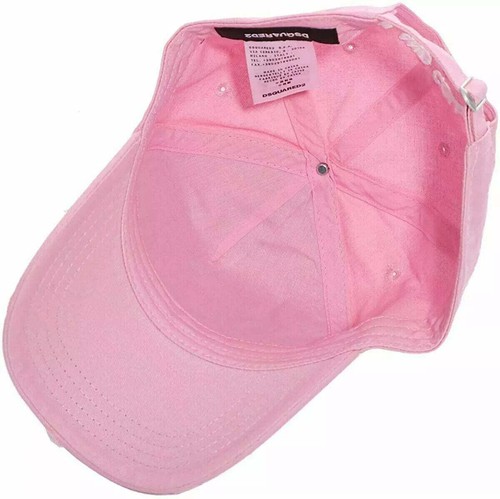 Dsquared2 Cool Way Embroidered Logo Kappe Baseballkappe Cap Pink - Bild 3 von 3