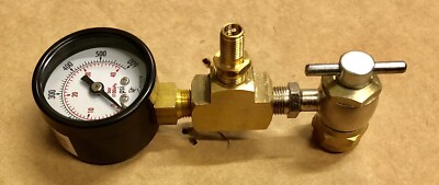 FREE 1 EXTENSION 400 PSI NO LOSS AIR CHUCK NITROGEN GAUGE FILL TOOL VALVE SHOCK 