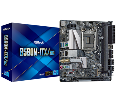 NEW ASRock B560M-ITX/AC LGA 1200 Intel B560 SATA 6Gb/s Mini ITX