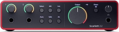 Focusrite Scarlett 2i2 Studio 4ta generación interfaz de audio USB con paquete completo - Imagen 3 de 9