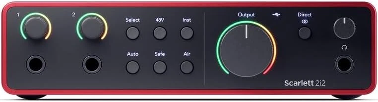 Focusrite Scarlett 2i2 Studio 4th Gen USB Audio Interface with Complete Bundle - Image 3 of 4