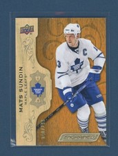 Mats Sundin 2018-19 Upper Deck Engrained Legends #36 HOF #'d /299