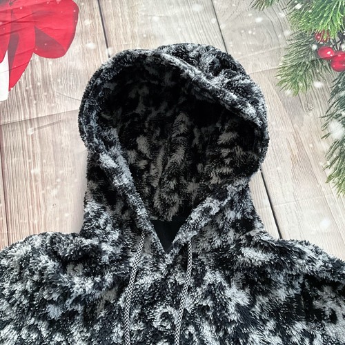 Athleta Donna B&W Tugga Sherpa Pullover Giacca con Cappuccio, Taglia S - Foto 10 di 14