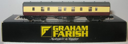 Graham Farish N 0775 BR Crimson & Cream Mk1 57' BG Full Brake Coach W80657 | Zustand: Used