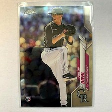 #U-29 Phillip Diehl RC 2020 Topps Chrome Update Colorado Rockies