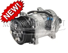 A/C Compressor w/Clutch for Sanden 4431, 4476, 4477, 4734 - NEW