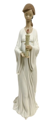 Lladro Porcelain Figure Light & File 6376 Excellent Condition W/Box - Picture 4 of 12