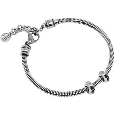 Boccadamo Bracciale Tubolare Morbido Donna In Acciaio XBR412