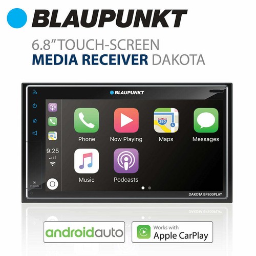 Blaupunkt BP800PLAY 6.8 Double DIN MECHLESS Fixed Face Touchscreen Receiver - Picture 3 of 5