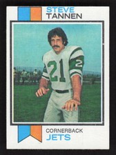 1973 Topps  #54 Steve Tannen  Rookie New York Jets