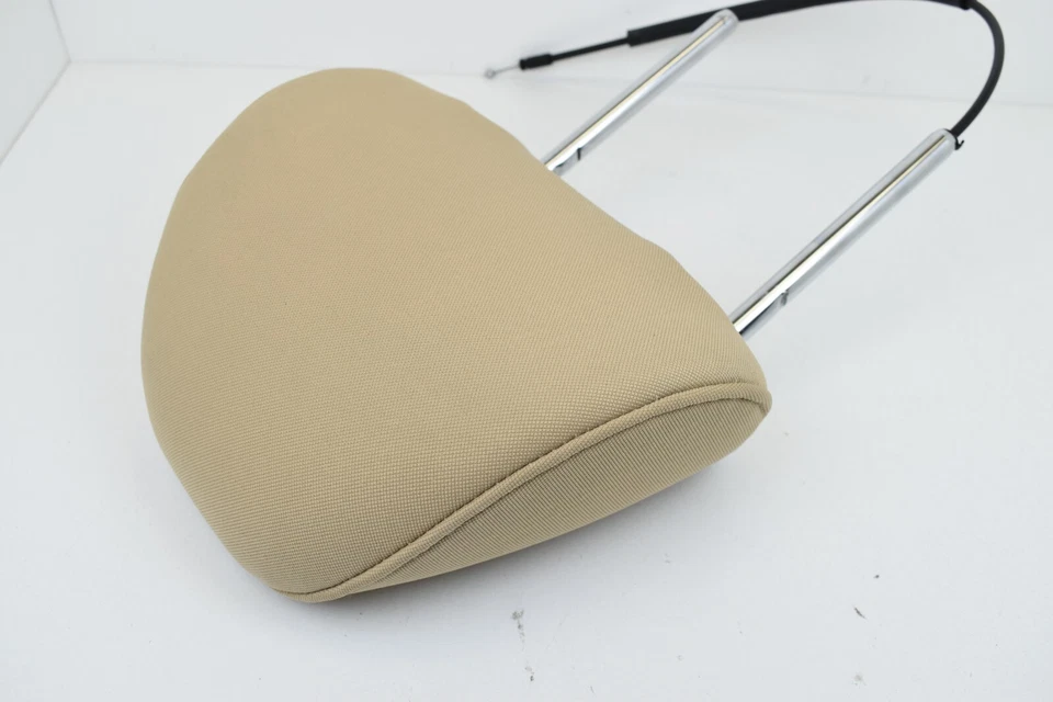 Juego de reposacabezas de tela beige asiento trasero segunda fila Kia Sedona 2015-2018 OEM Foto 4 de 4