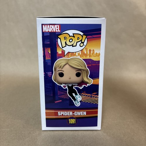 Funko Pop! Across The Spider-Verse Spider-Gwen #1091 - Collector Corps N1 - Picture 4 of 6