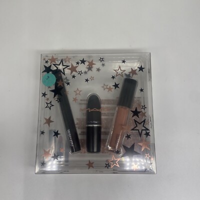MAC STARS OF THE PARTY KIT Neutral -  3 PC Lip Care Set
