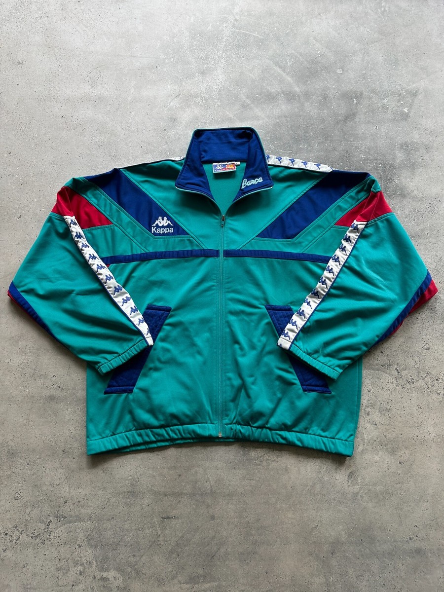 BARCELONA 1992/1995 TRAINING FOOTBALL TRACKSUIT KAPPA JERSEY