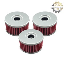 3-Pack Oil Filters for Suzuki GZ250 1999 2000 2001 2002 2003 2004 2005 2006-2010