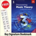 ABRSM Discovering Music Theory Grade 3 Workbook + FREE Key Signature Bookmark