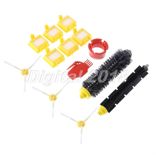 Kit de filtro de cepillo para aspiradora de repuesto apto para iRobot Roomba serie 700 - Imagen 5 de 12