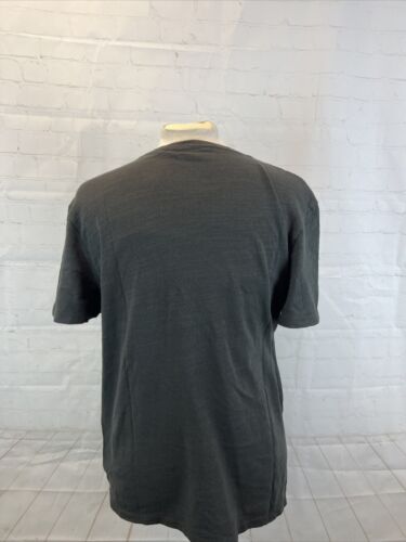 SPRING/SUMMER All Saints Men's Charcoal Gray Crewneck Cotton T Shirt SIZE M $115 - Picture 5 of 10