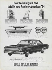 1964 AMC Rambler American Ad 440 Hardtop 195 Vintage Magazine Advertisement 64