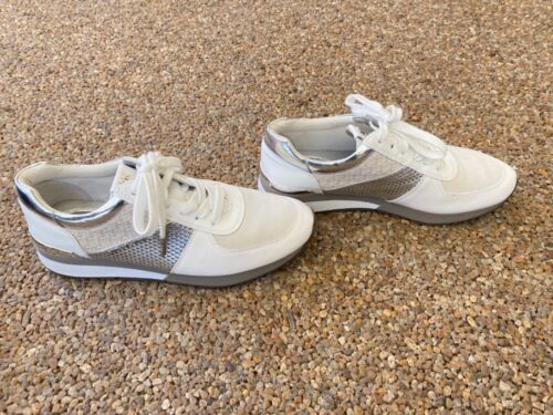 Michael Kors Sneakers Silver Fashion Women's Size 9 (7017650) - Picture 2 of 8