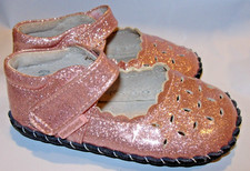 TODDLER PINK LEATHER girls Pediped Mary Jane Shoes SANDALS Size 12-18 MONTHS