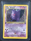 GENGAR 1999 POKEMON FOSSIL 1ST EDITION #5/62 RARE HOLO