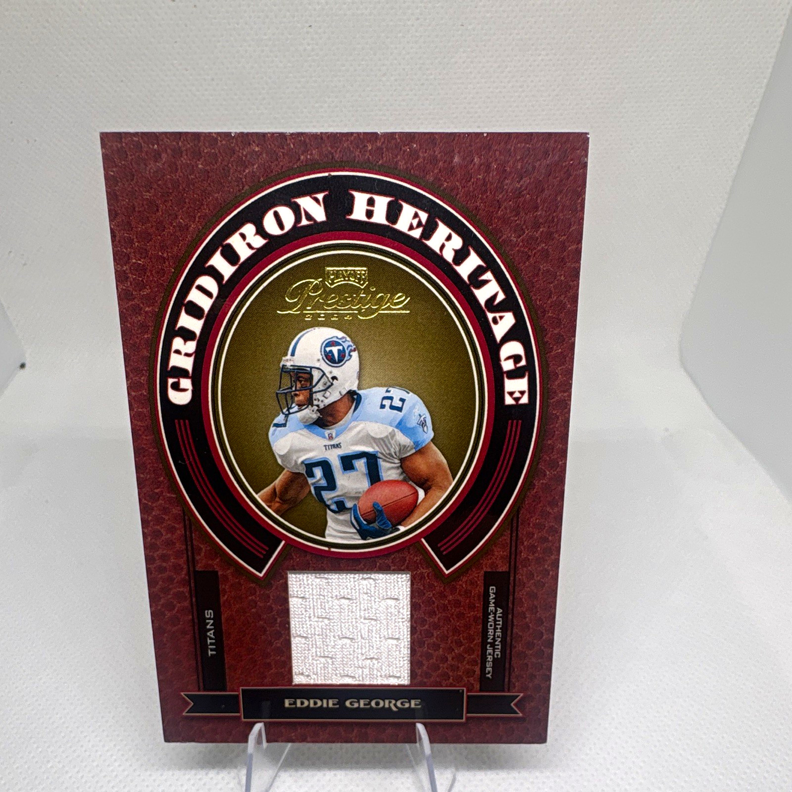 2004 Playoff Prestige Gridiron Heritage Eddie George #GH-20 Titans MEM