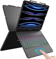 Keyboard Case for iPad Air 13 Inch M3 2025/M2 2024 ,iPad Magic Keyboard Black