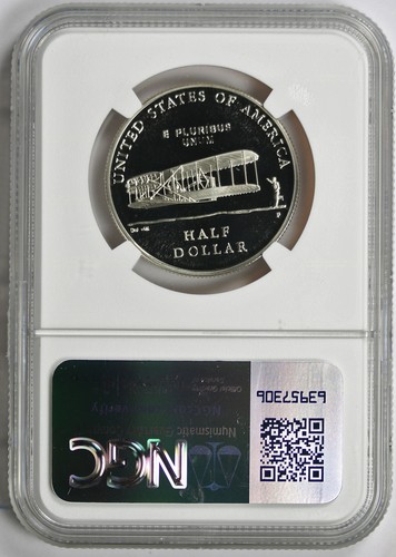2003-P First Flight Centennial Modern Commemorative 50C PF 69 Ultra Cameo NGC - Picture 2 of 4