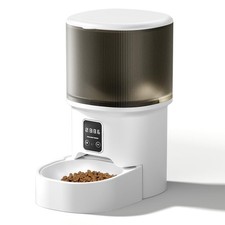 Automatic Cat Feeder, 4L Auto Cat Feeder Dry Food Dispenser, Electric Pet Fee...