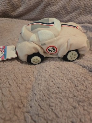 Herbie The Love Bug 6'' Plush Mini Bean Bag Disney Store NWT