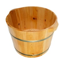 Acupoints Wooden Footbath Basin Wood Foot Bath Barrel