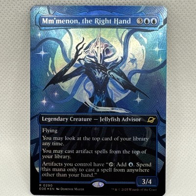 MTG - Mm'menon, the Right Hand (Borderless) Edge of Eternities Foil NM