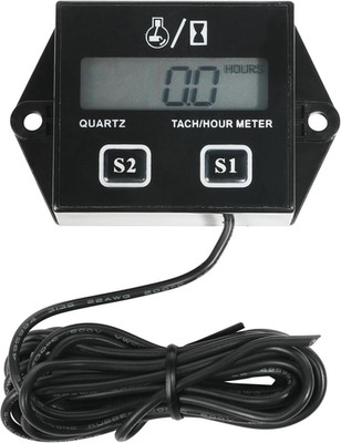 Waterproof Inductive Tachometer Small Engine Tacho Gauge for Motorcycle ATV